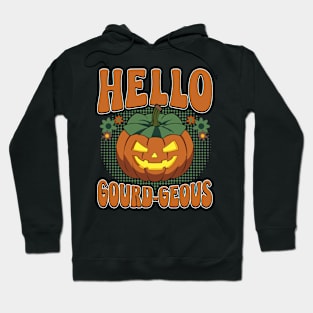 Hello Gourdgeous Halloween Jack O Lantern Hoodie